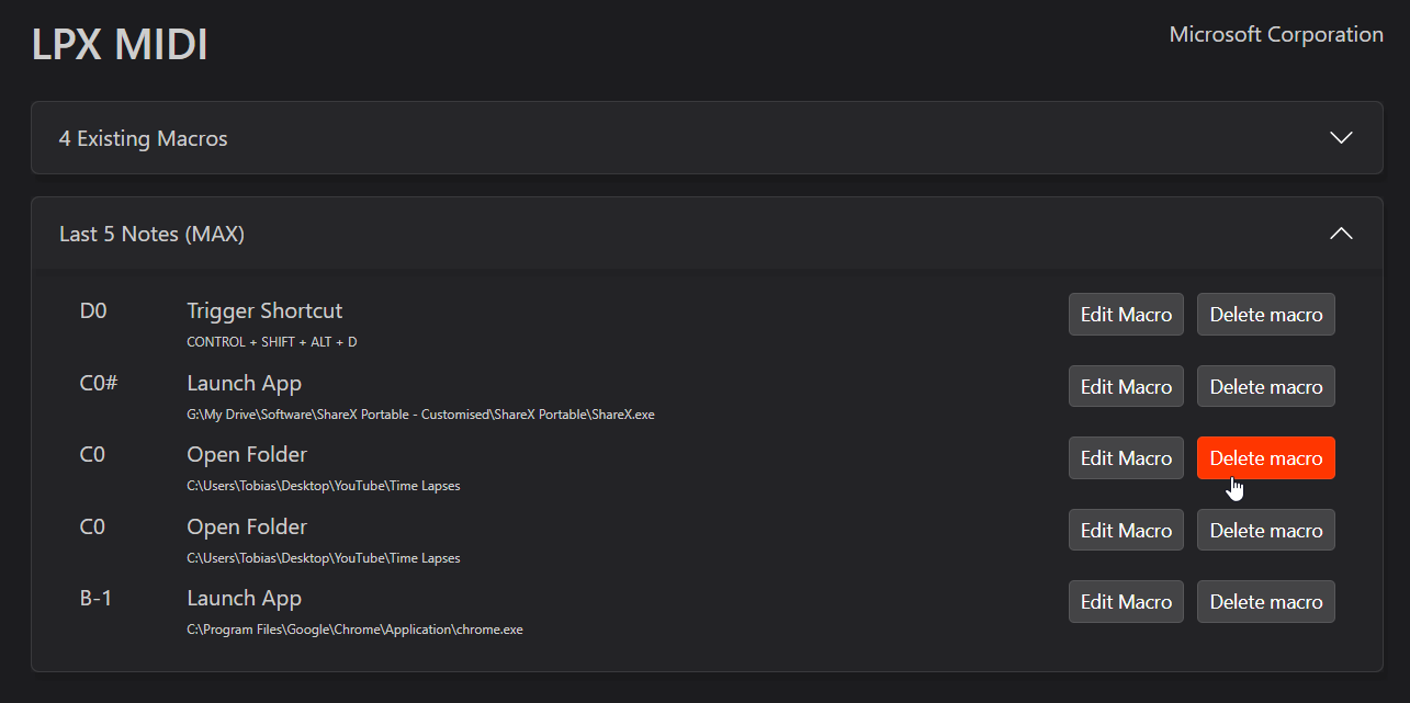 How Midi2Macro works